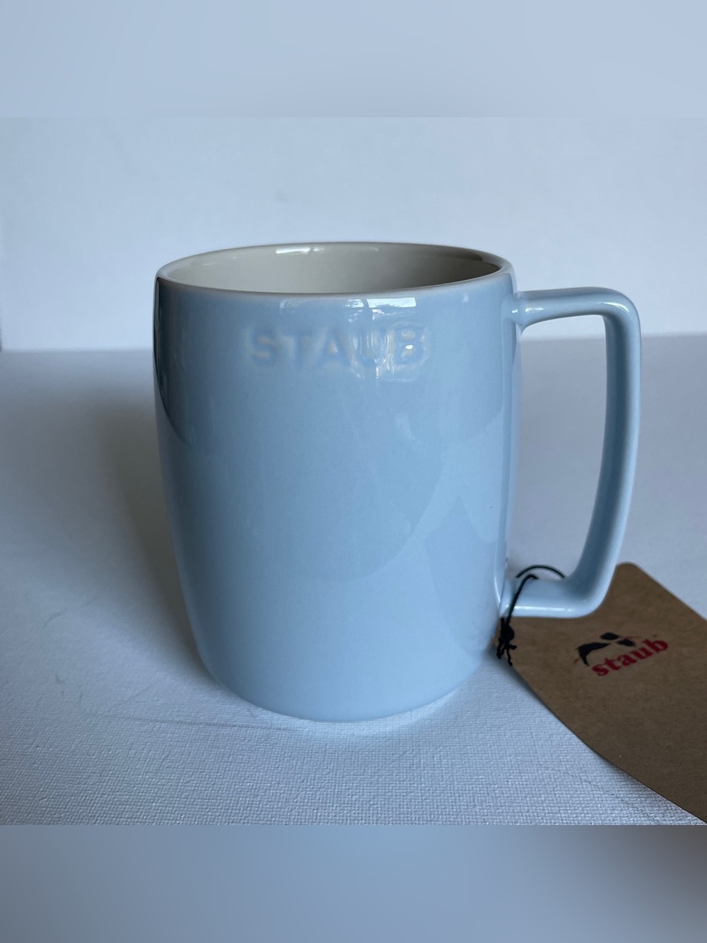 Staub Ceramic Mug 475 mL/16 oz Light Blue *New With Tag*